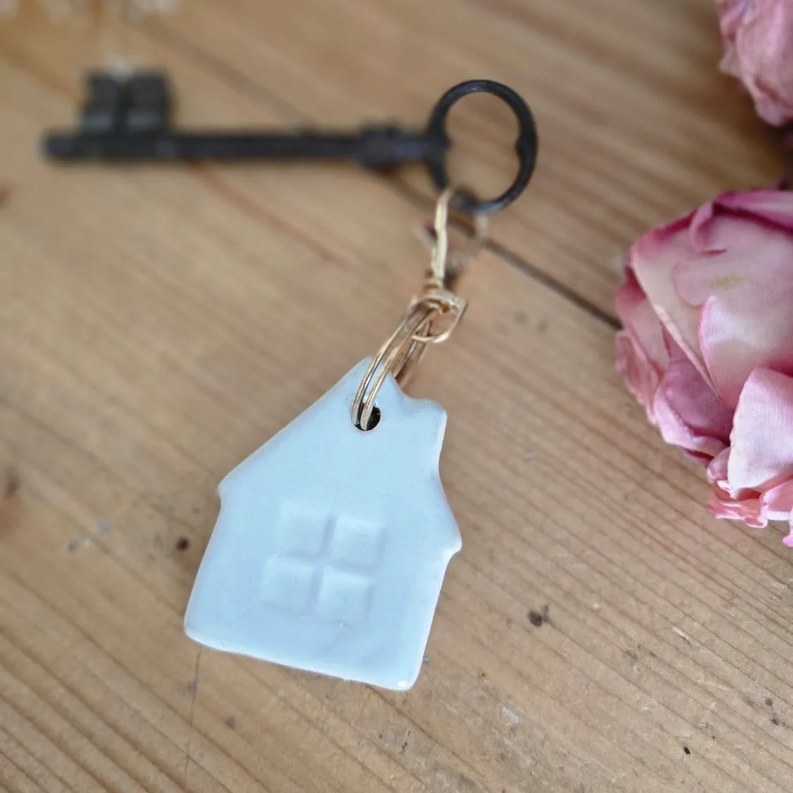 Naturayl Home Sweet Home nøglering rose gold