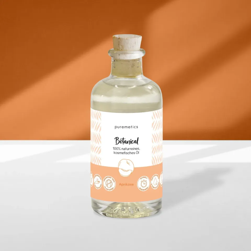 puremetics Botanicals Aprikose plejeolie mild vitamin