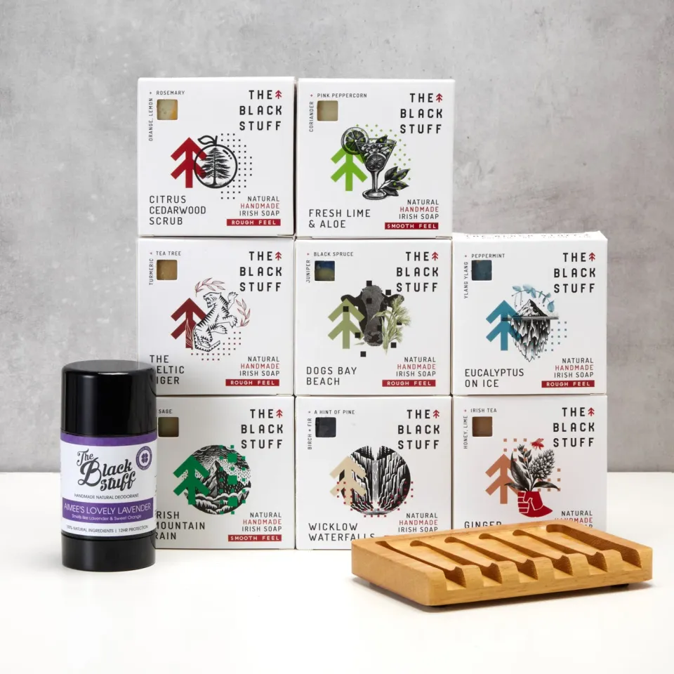 The Black Stuff Unisex Bundle sæbesæt naturlig