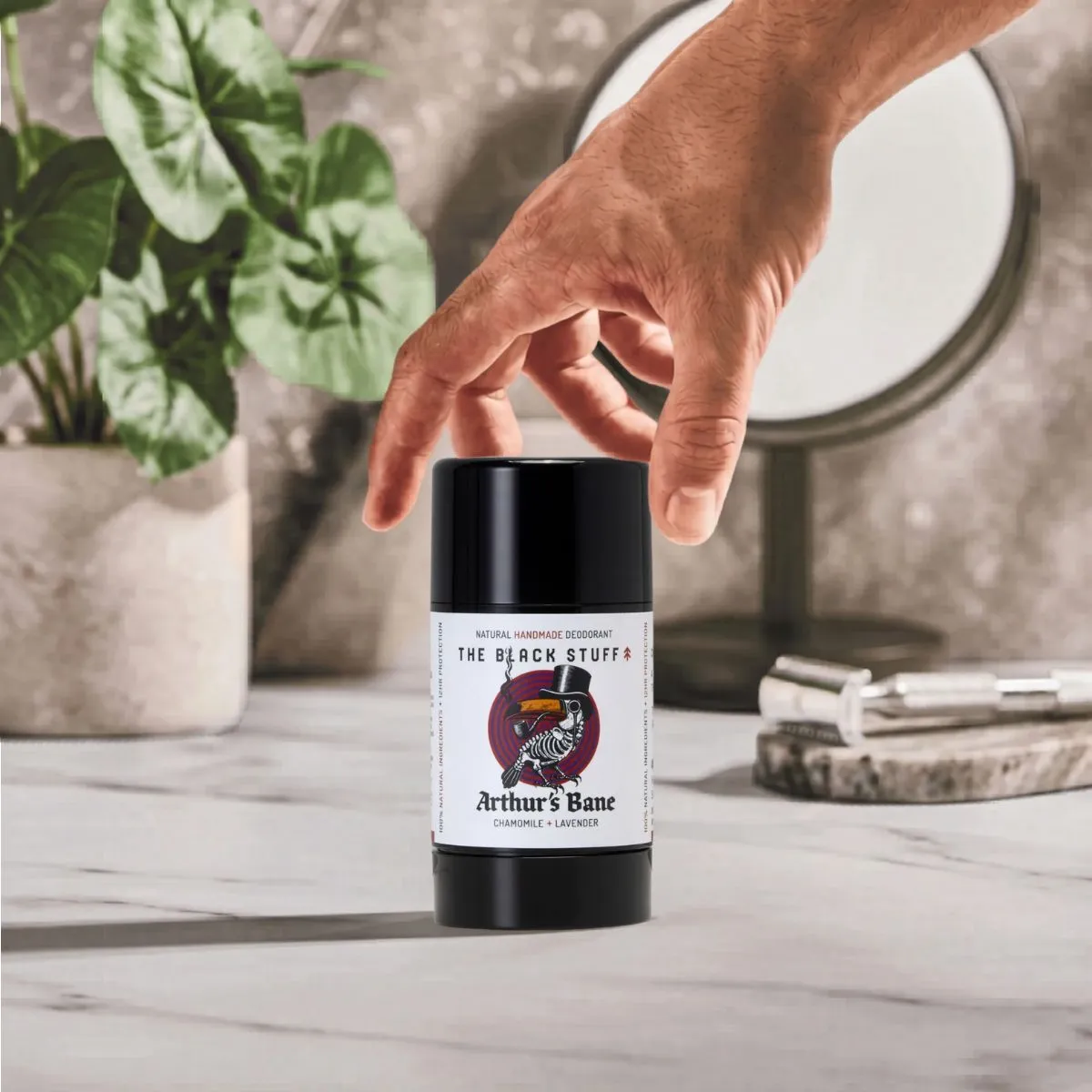 The Black Stuff Arthur's Bane fast deodorant kamille