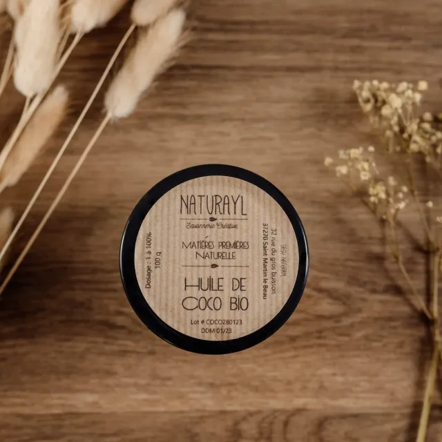 Naturayl Kokosolie Øko til hud og hår mild