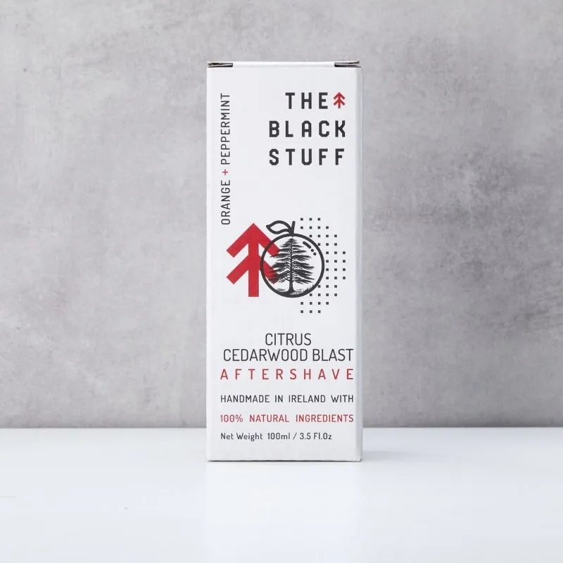 The Black Stuff Citrus Cedarwood Blast aftershave 100 ml