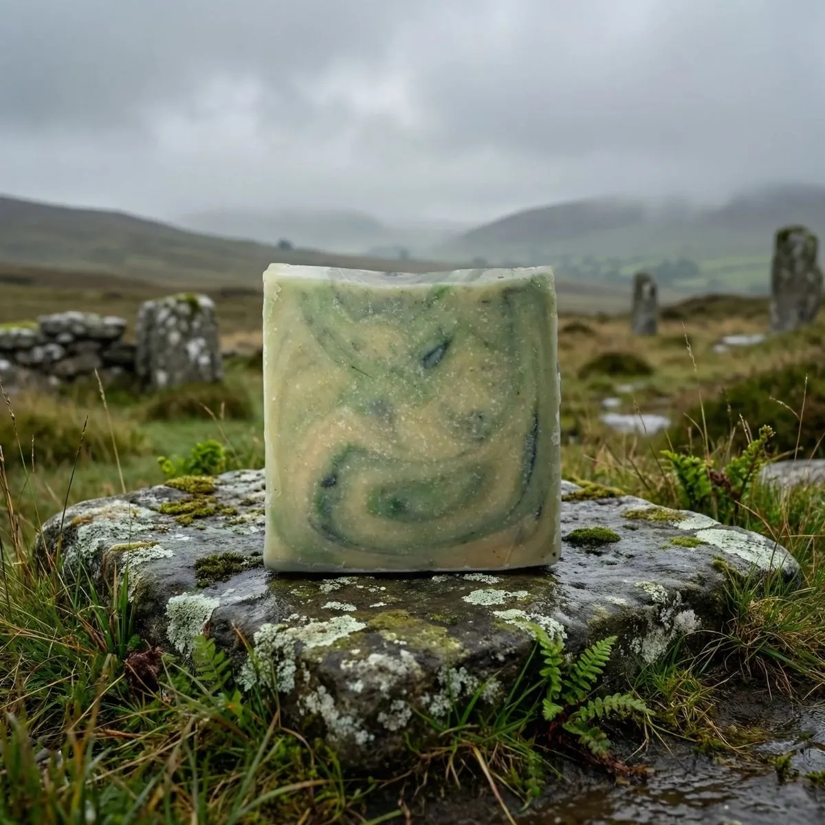 The Black Stuff Shamrock Saint sæbebar citron lime