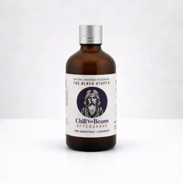 The Black Stuff Chill Yer Beans aftershave 100ml beroligende