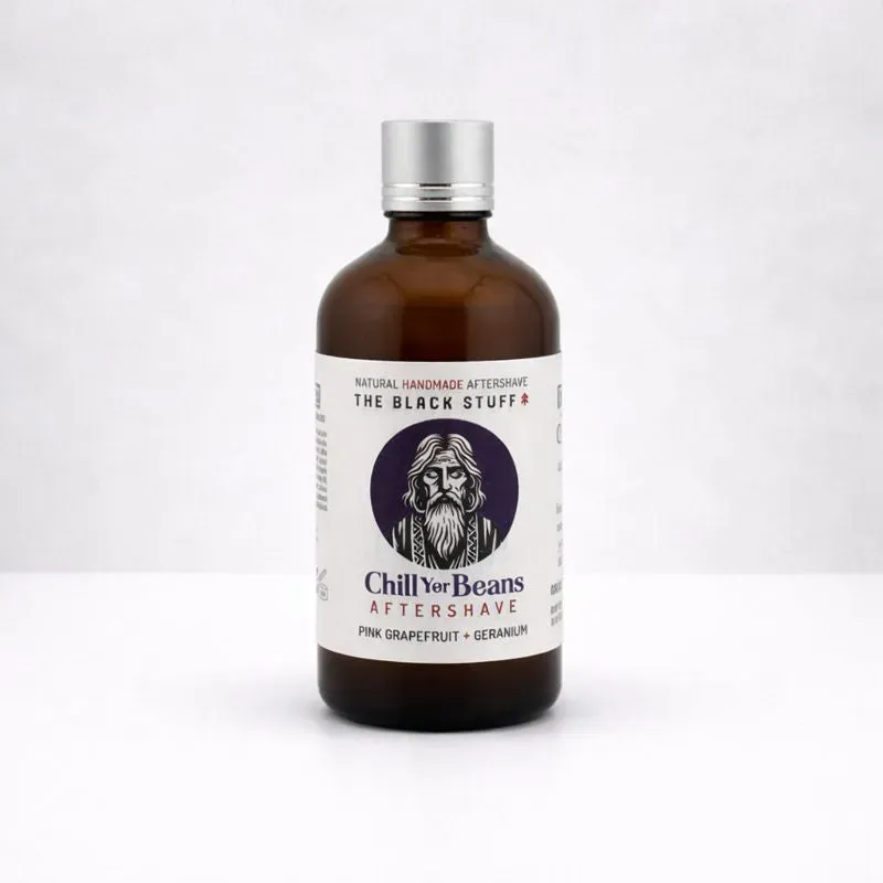 The Black Stuff Chill Yer Beans aftershave 100ml beroligende