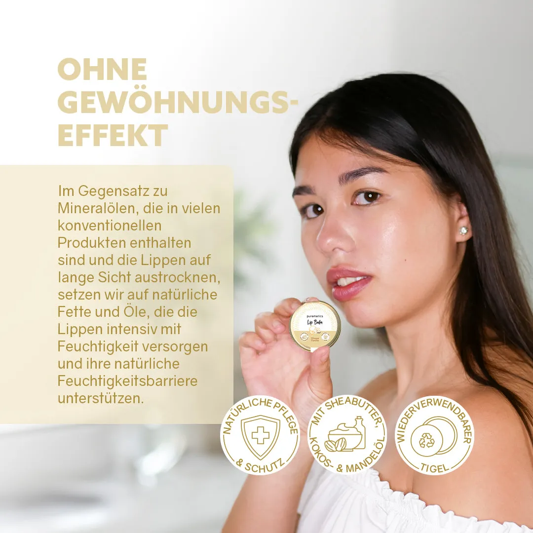 puremetics Lip Balm læbepomade citron vanilje