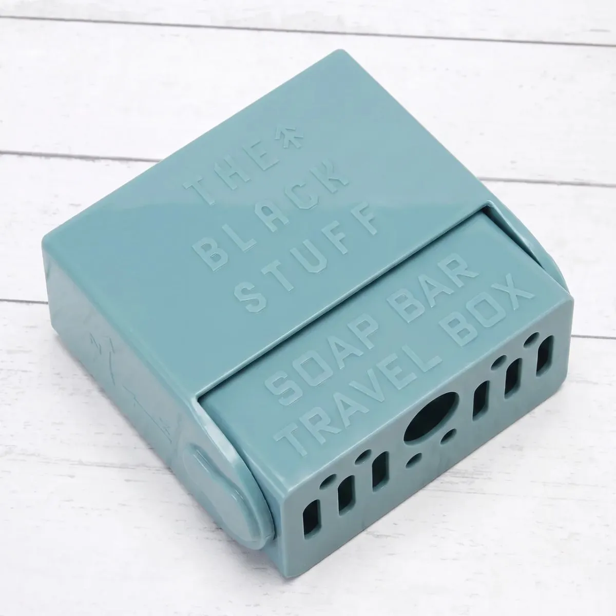 The Black Stuff Soap Locker rejseæske blå