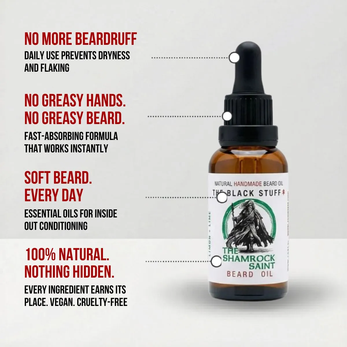 The Black Stuff The Shamrock Saint skægolie limited