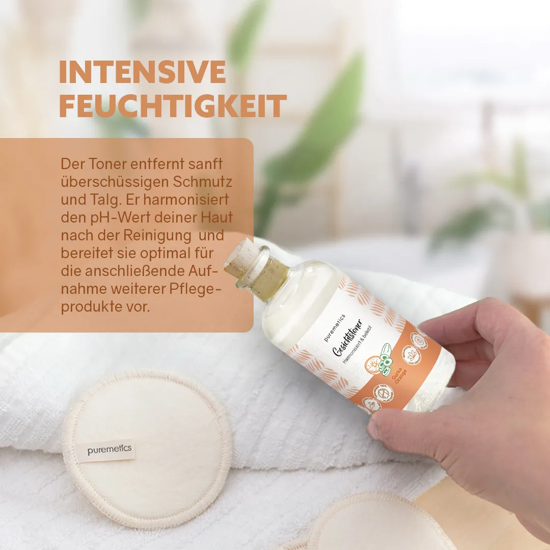 puremetics Gurke-Orange ansigtstoner med agurk