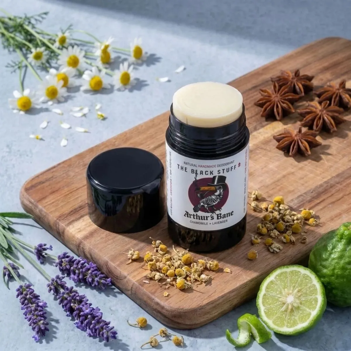 The Black Stuff Arthur's Bane fast deodorant kamille
