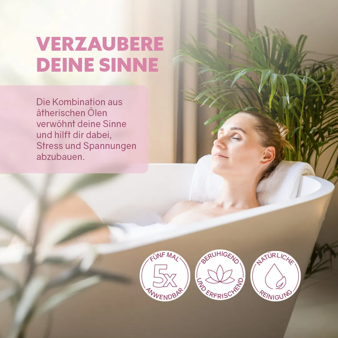 puremetics Rosengarten badesalt 1 glas med roseduft