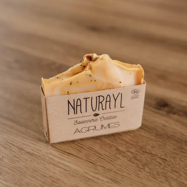 Naturayl Agrumes fast sæbe citrus vegan