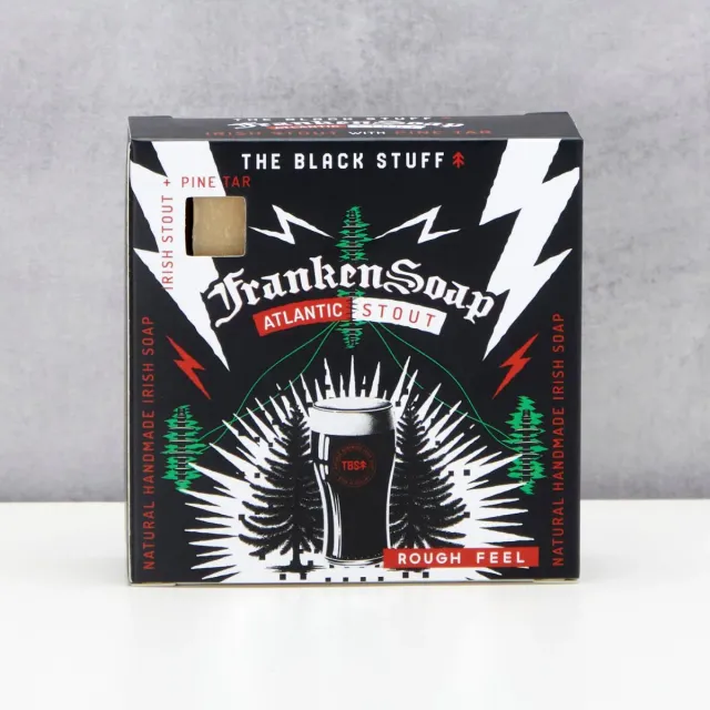 Frankensoap Atlantic Stout fast sæbe eksfolierende 125 g