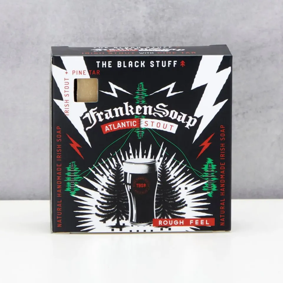 Frankensoap Atlantic Stout fast sæbe eksfolierende 125 g