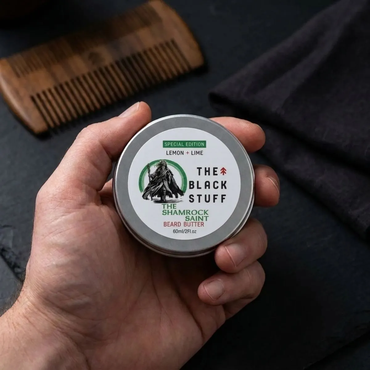 The Black Stuff Shamrock Saint skægsmør limited edition