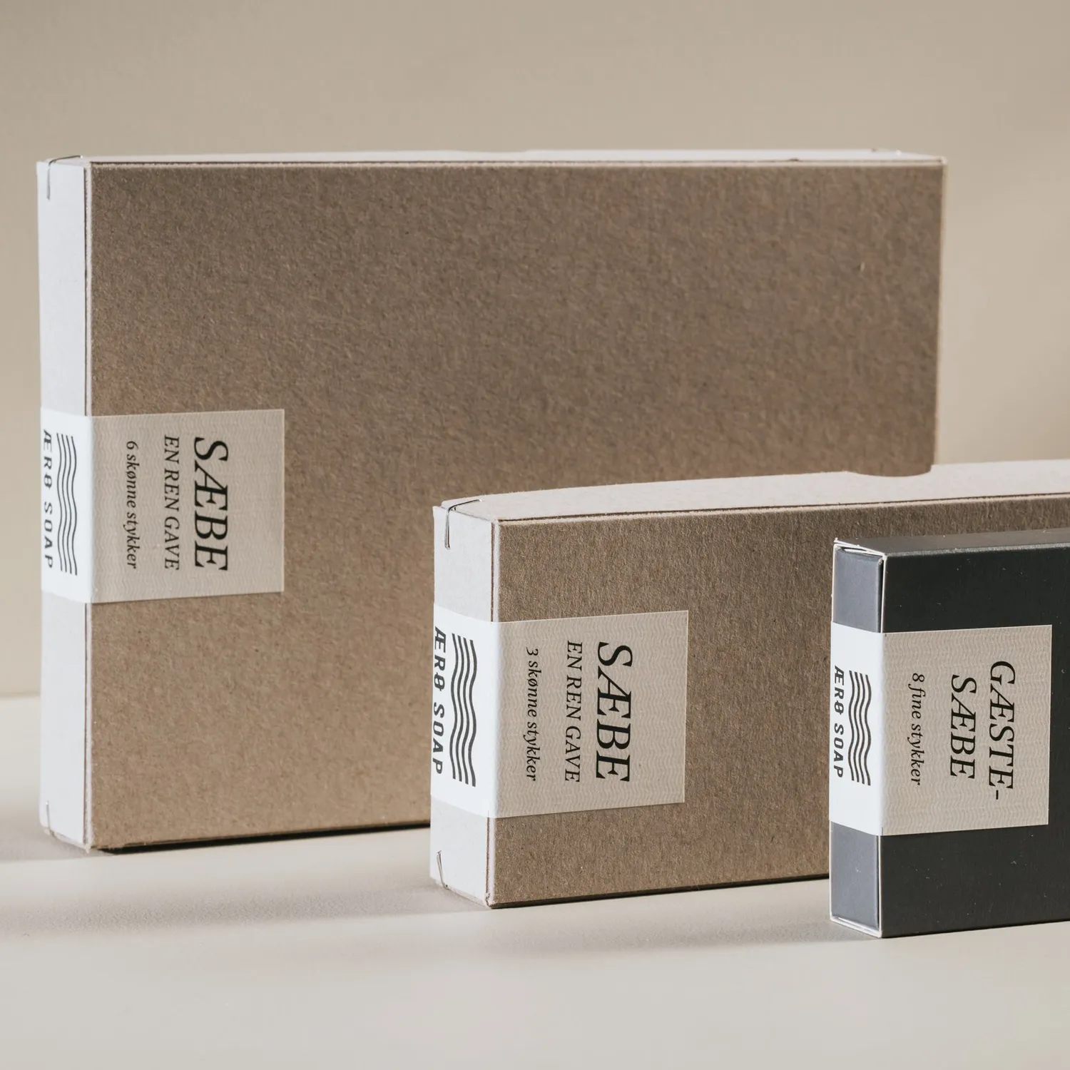 Ærø Soap Gavesæt sæbesæt 6 stk med yndlingssorter
