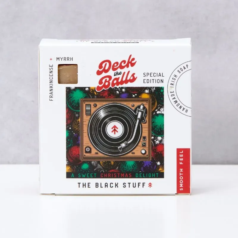 The Black Stuff Deck The Balls fast sæbe honning 140g
