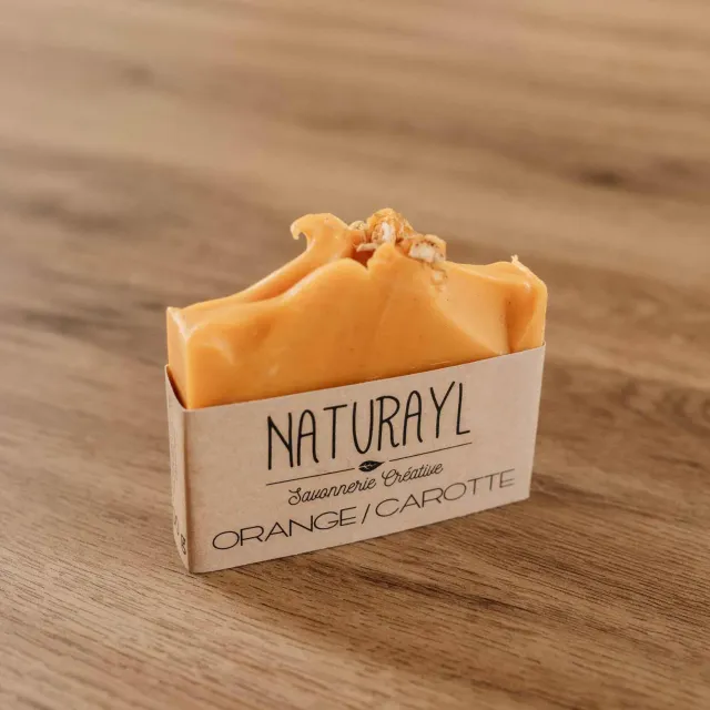 Naturayl Orange Carotte fast sæbe glød til moden hud
