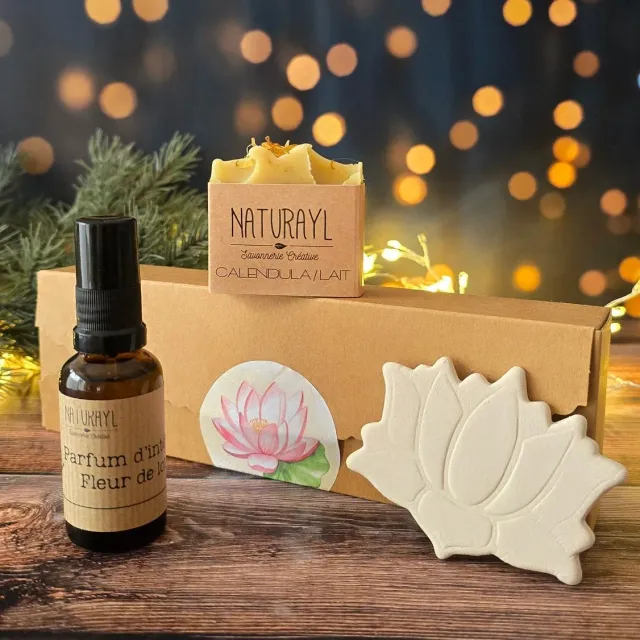 Naturayl Brume de Lotus gaveæske duftsæt med sæbe