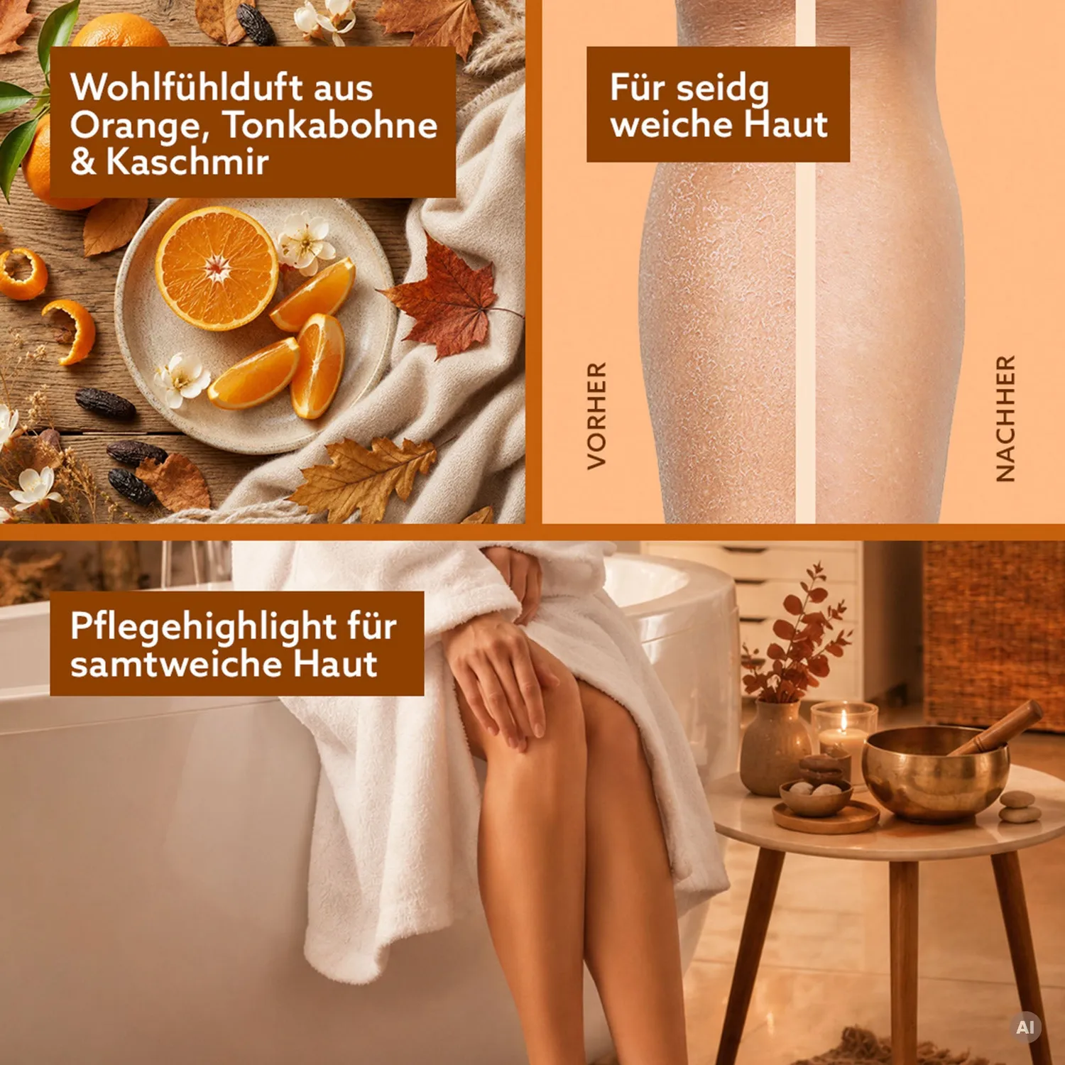 puremetics Balance 3i1 bodyscrub appelsin 1 stk