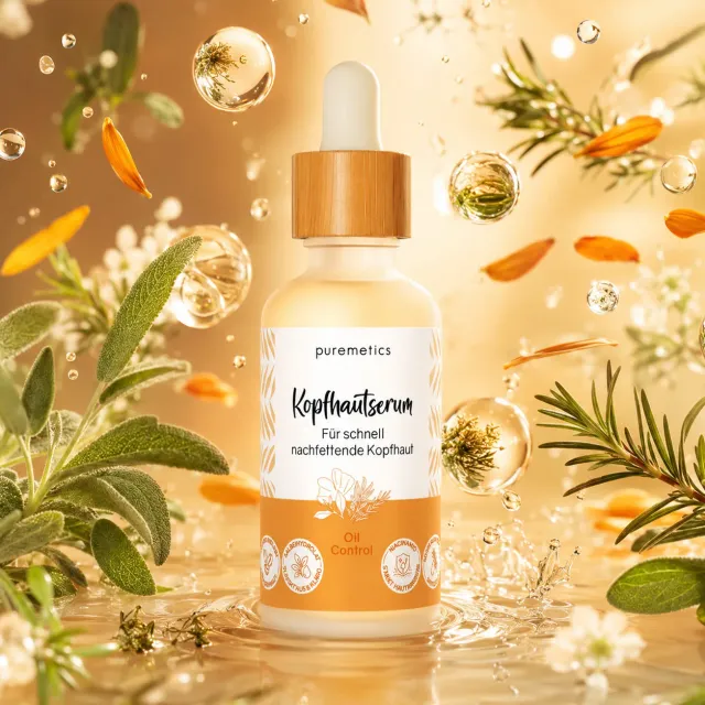 puremetics Oil Control hovedbundsserum fedtet hår