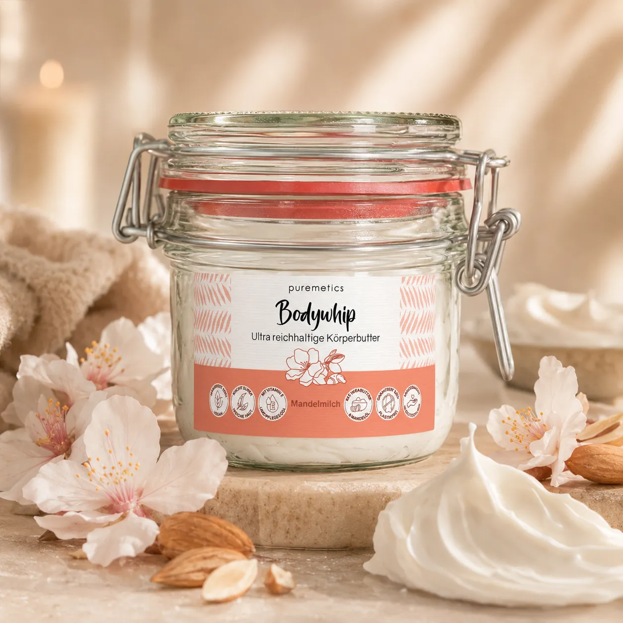 puremetics Clean-Beauty Starter Plasticfree Warrior sæt mandelmælk