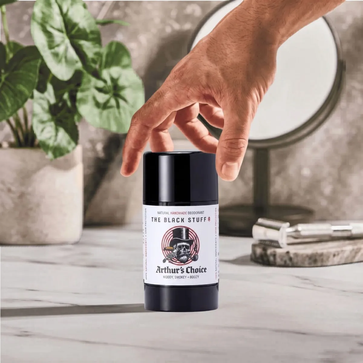 The Black Stuff Arthur's Choice deodorant naturlig træ