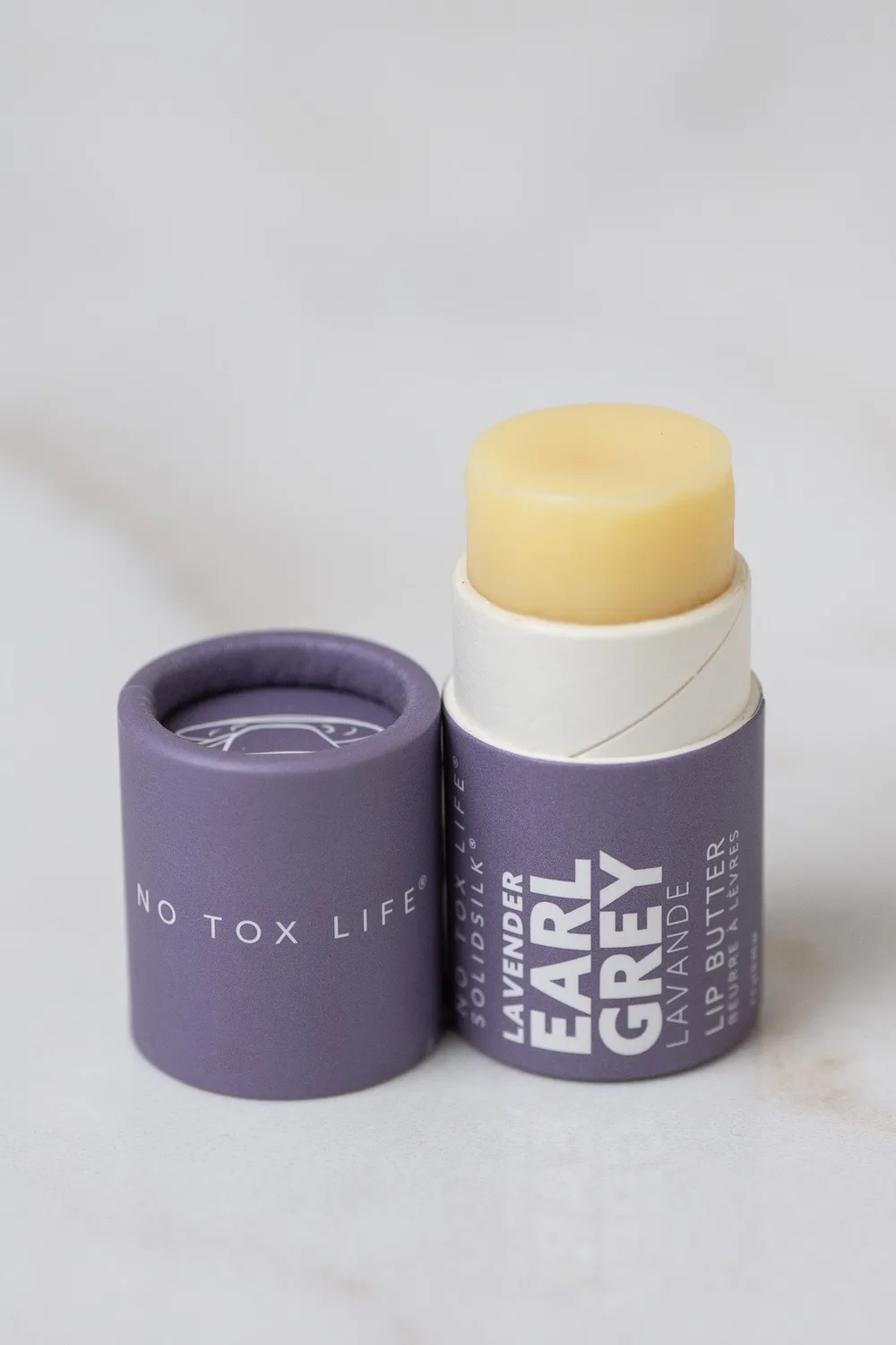 No Tox Life SOLIDSILK Lip Butter læbepomade lavender earl grey 6-pak vegansk