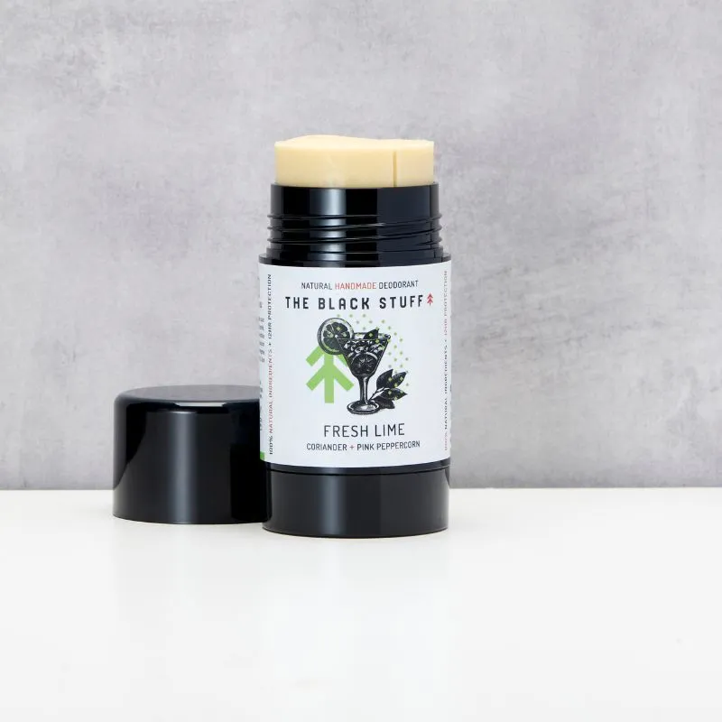 The Black Stuff Fresh Lime deodorant lime naturlig