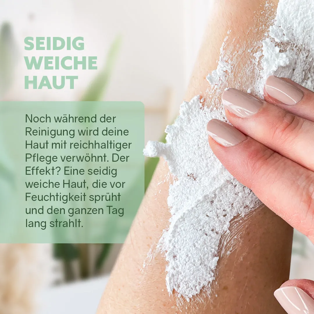 puremetics 3in1 Intensiv Dusch-Fluff Pflegequartett sæt