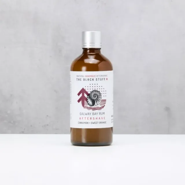 The Black Stuff Galway Bay Rum aftershave splash – 100 ml