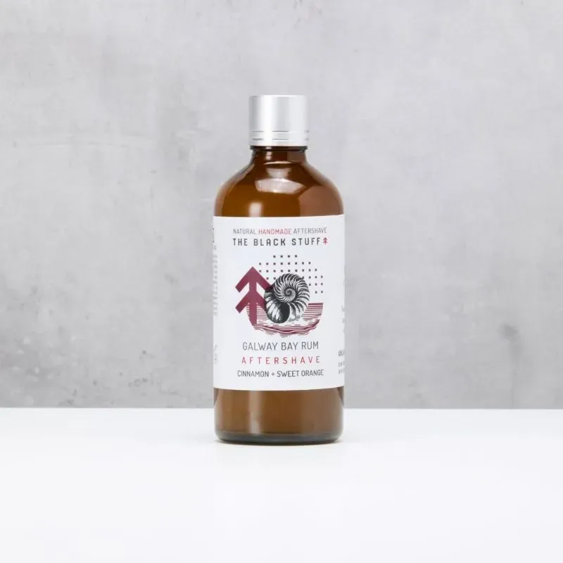 The Black Stuff Galway Bay Rum aftershave splash – 100 ml