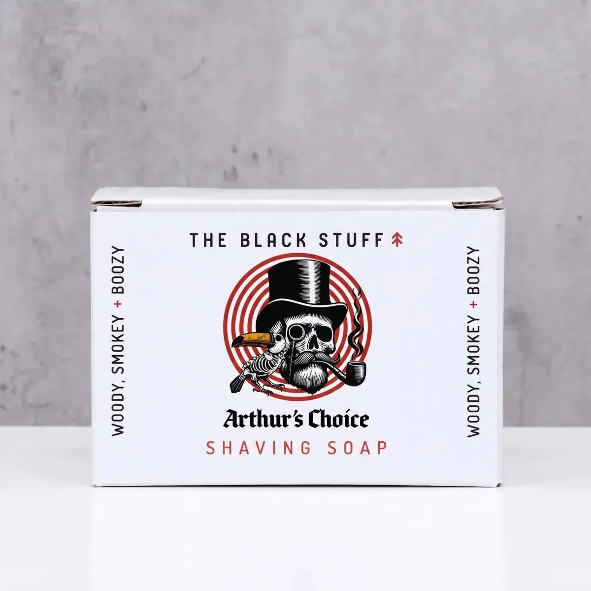 The Black Stuff Arthur's Choice barbersæbe 155 g glas