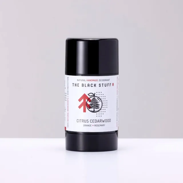 The Black Stuff Citrus Cedarwood Blast deodorant fast – citrus