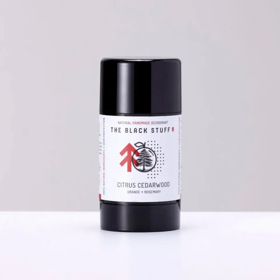 The Black Stuff Citrus Cedarwood Blast deodorant fast – citrus