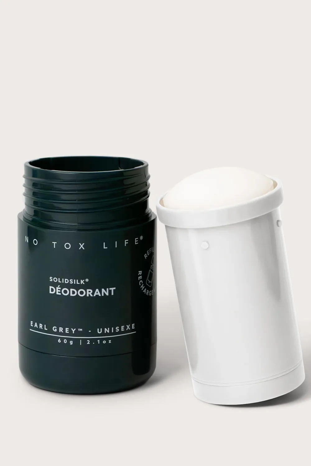 No Tox Life Solidsilk Earl Grey deodorant refill uden hylster
