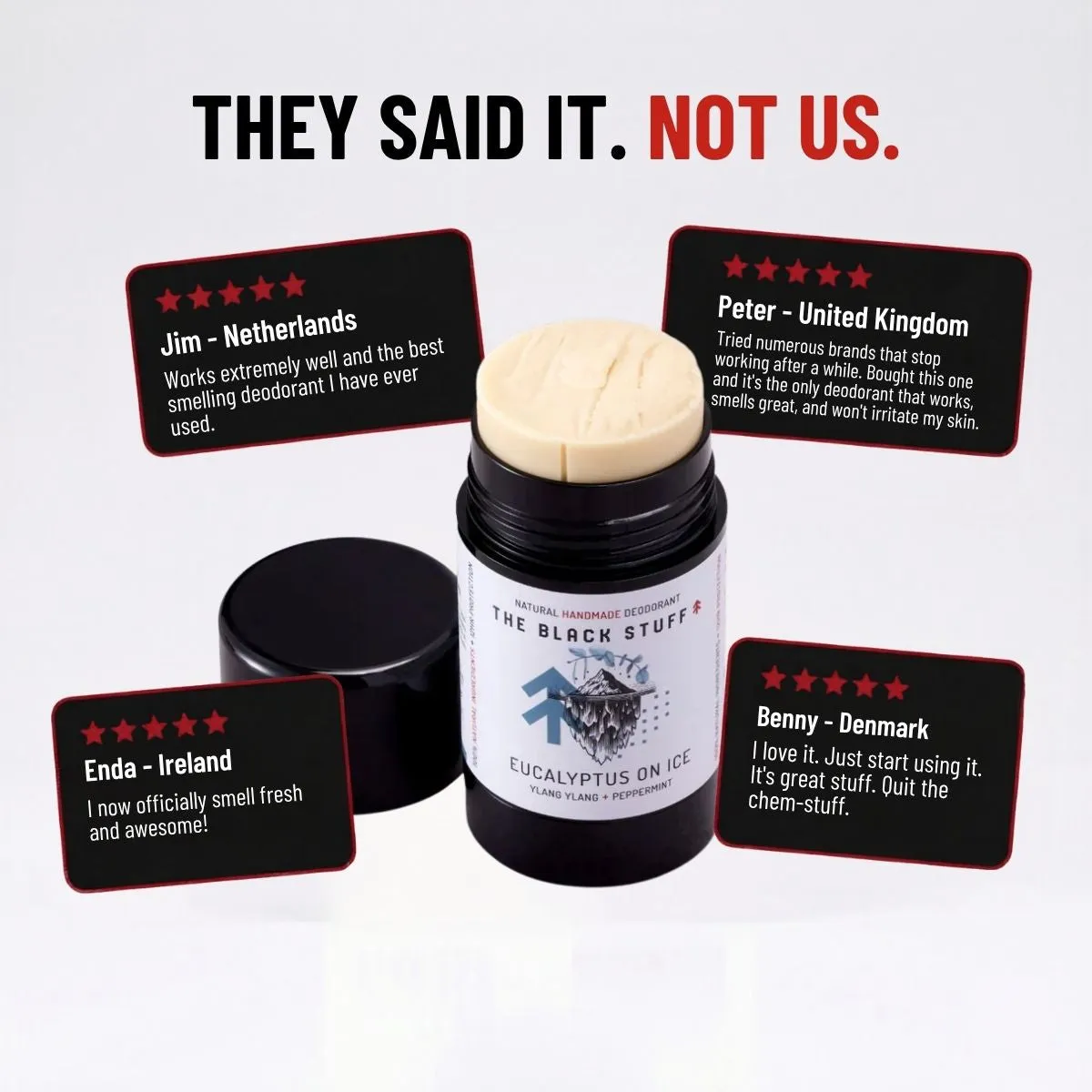 The Black Stuff Eucalyptus on Ice deodorant med mentol