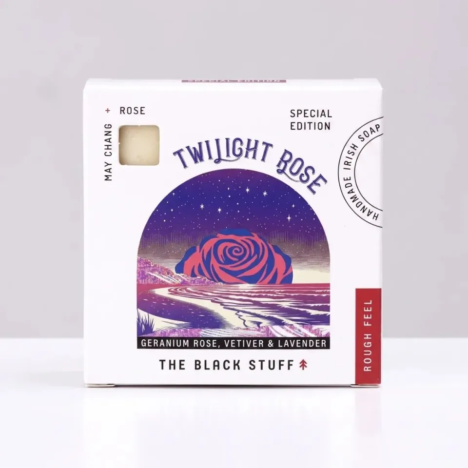 The Black Stuff Twilight Rose sæbe limited edition rose