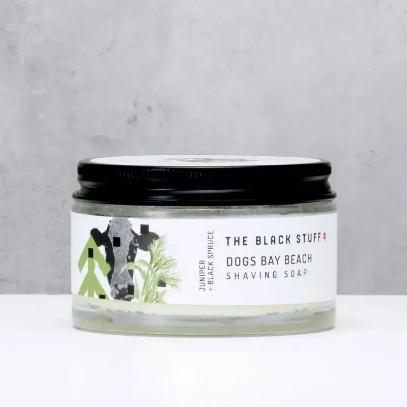 The Black Stuff Dog's Bay Beach barbersæbe 155 g glas