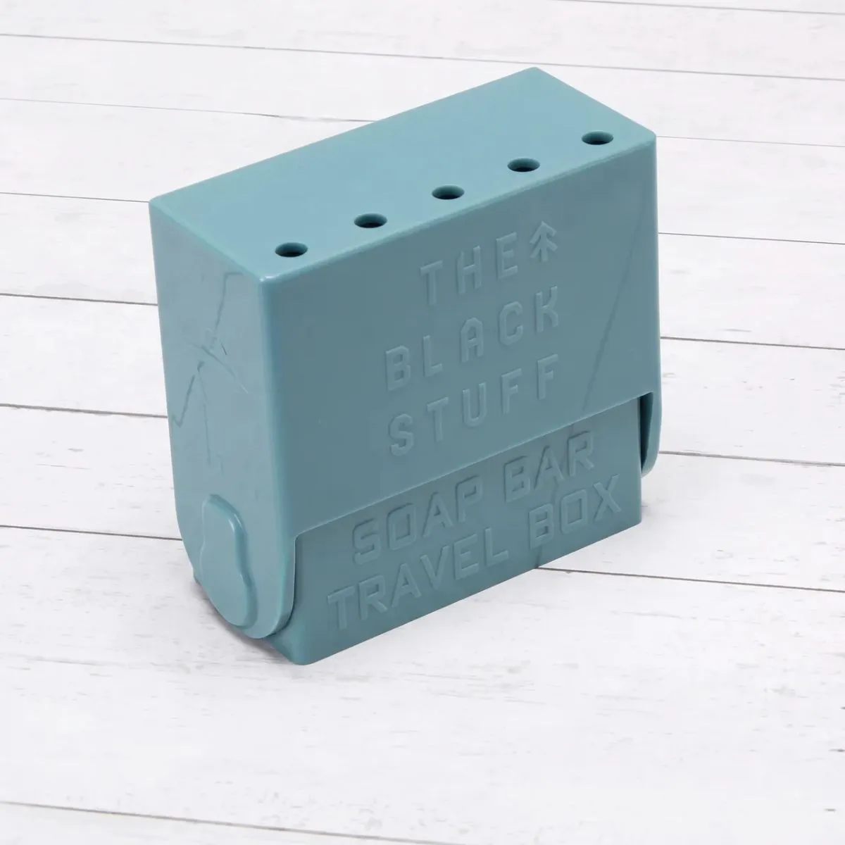 The Black Stuff Soap Locker rejseæske blå