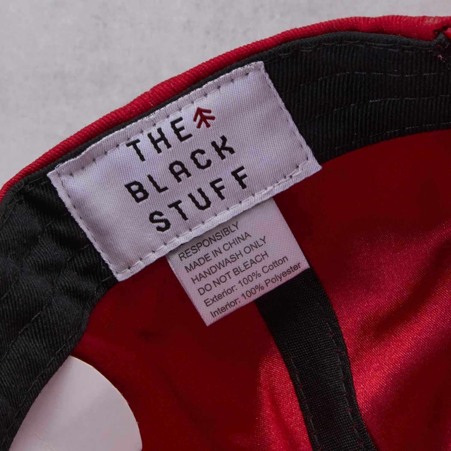 The Black Stuff TBS Hats kasket rød