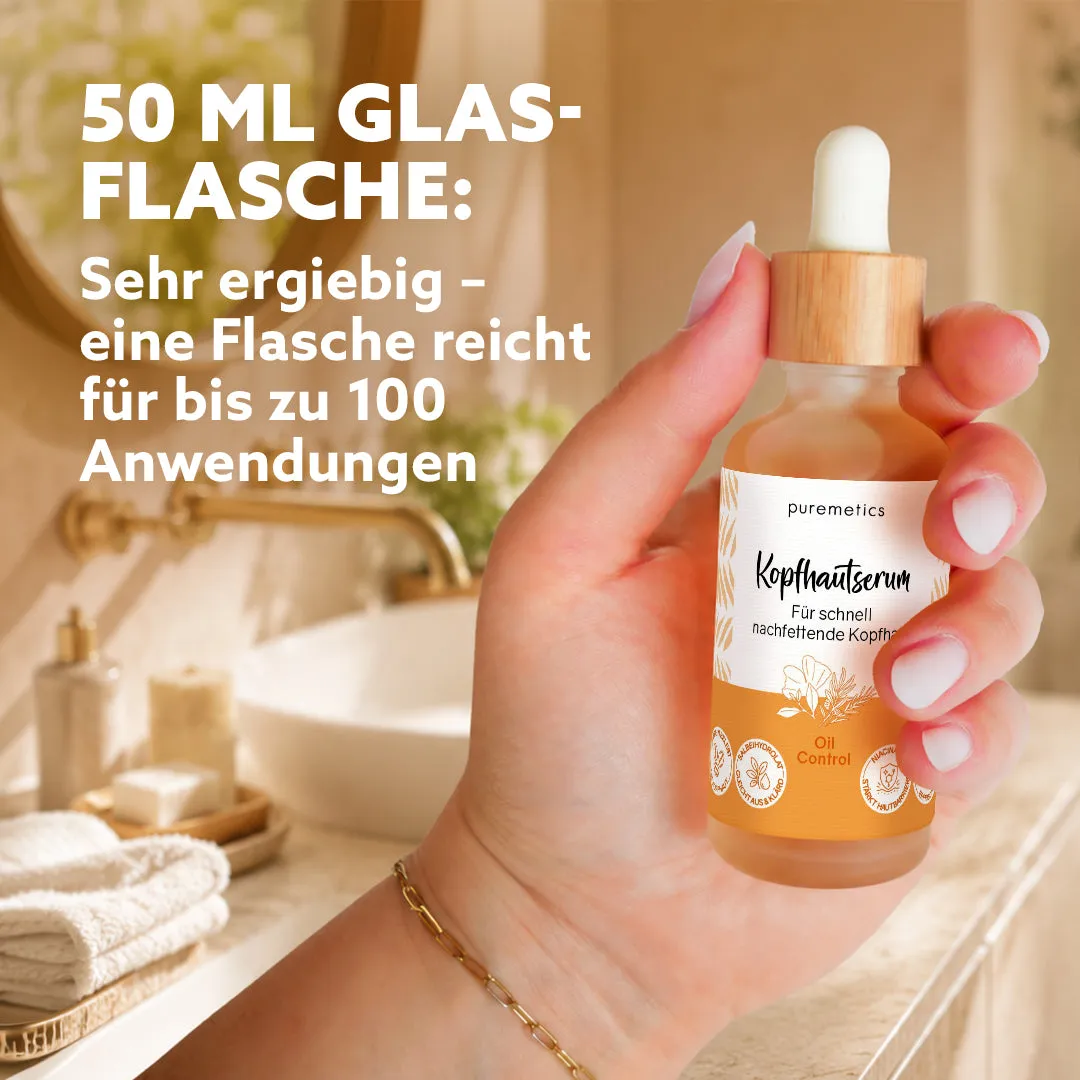 puremetics Oil Control hovedbundsserum fedtet hår