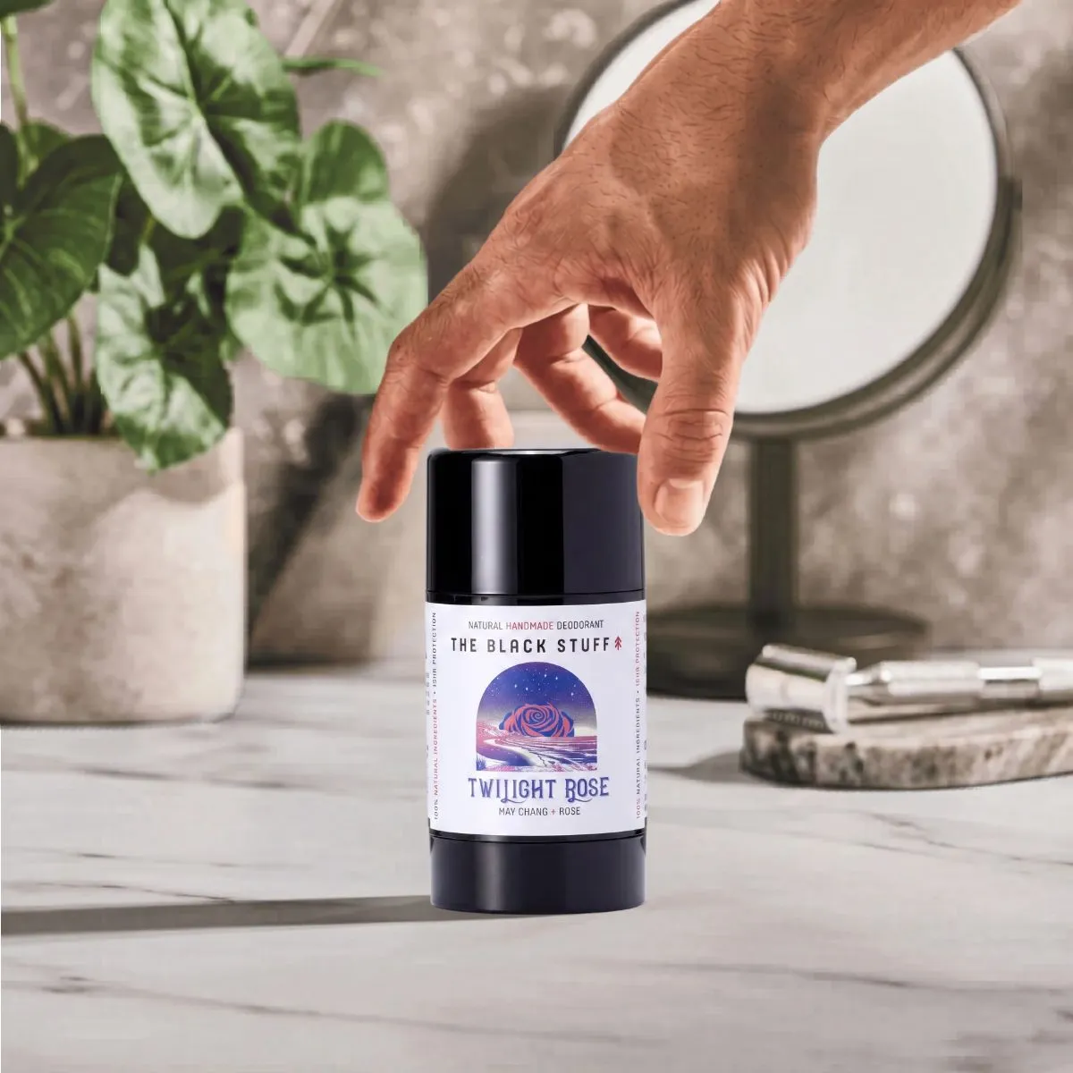 The Black Stuff Twilight Rose deodorant rose naturlig