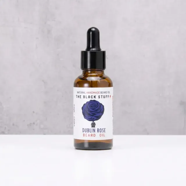 The Black Stuff Dublin Rose skægolie 60 ml plejende