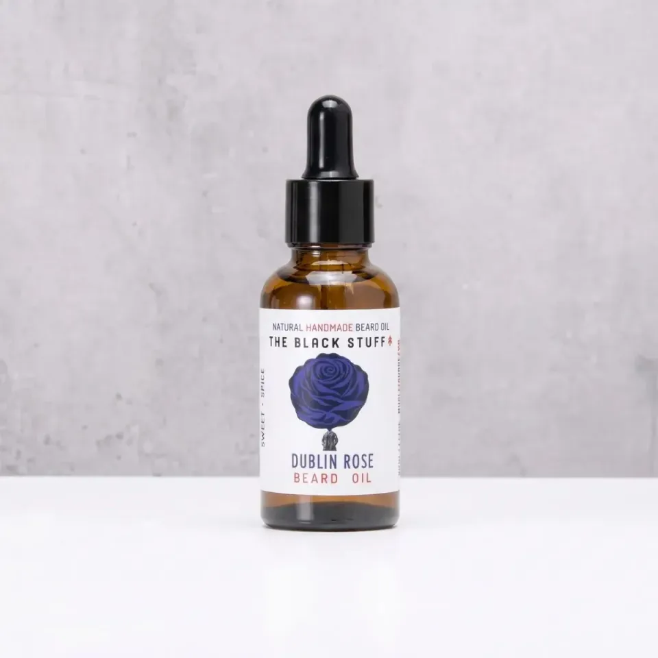 The Black Stuff Dublin Rose skægolie 60 ml plejende