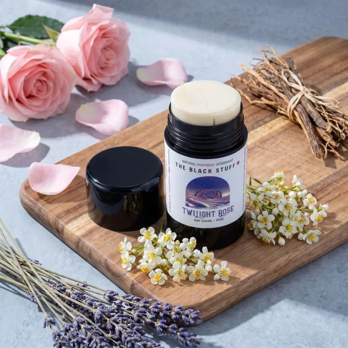 The Black Stuff Twilight Rose deodorant rose naturlig
