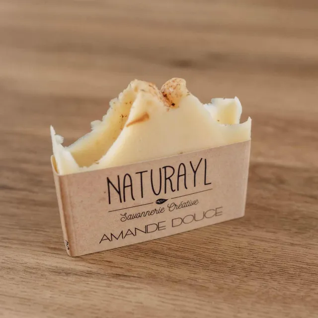 Naturayl sød mandel fast sæbe uden æteriske olier