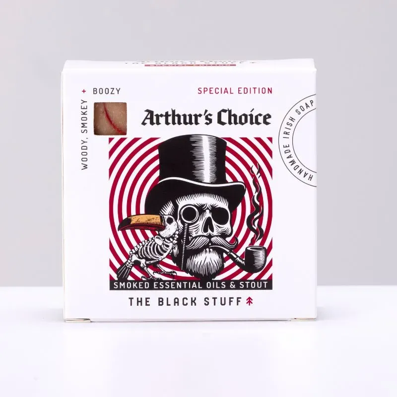 The Black Stuff Arthurs Choice sæbe 150 g træagtig