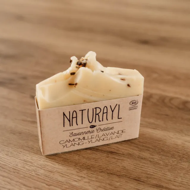 Naturayl Kamille Lavendel fast sæbe gedemælk mild