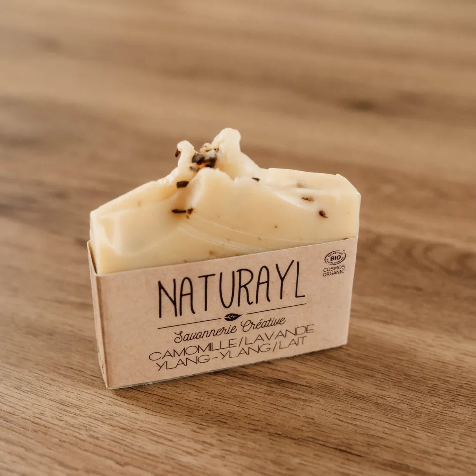Naturayl Kamille Lavendel fast sæbe gedemælk mild